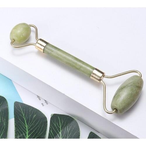 Natural Jade Face Slimming Tool Face Massage Roller Slimmer Massager Facial Eye Neck Body Beauty Therapy Anti Wrinkle Skin Care