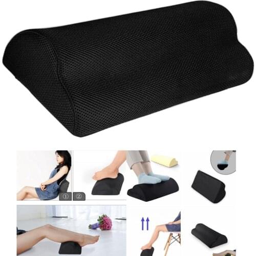 New Footrest Under Desk High Density Sponge Ergonomic Foot Rest Cushion for Office