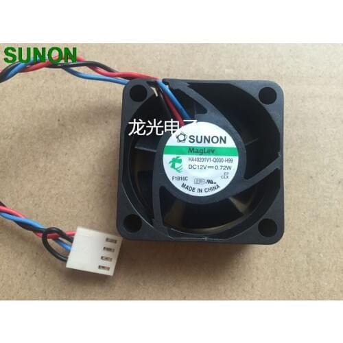 Original For Sunon HA40201V1-Q000-H99 4020 4cm 12V 0.72W silent axial cooling fan