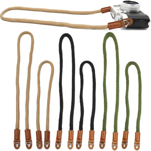 Besegad Camera Shoulder Neck Strap Elegant Cotton Belt for Mirrorless Digital Camera Leica Canon Fuji Nikon Olympus Pentax Sony