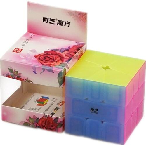 Qiyi 3x3 Square-1 CUBE Stickerless 3x3 SQ1 Magic Cube 3Layers Speed Cube Professional Puzzle Toys For Children Kids Gift Toy