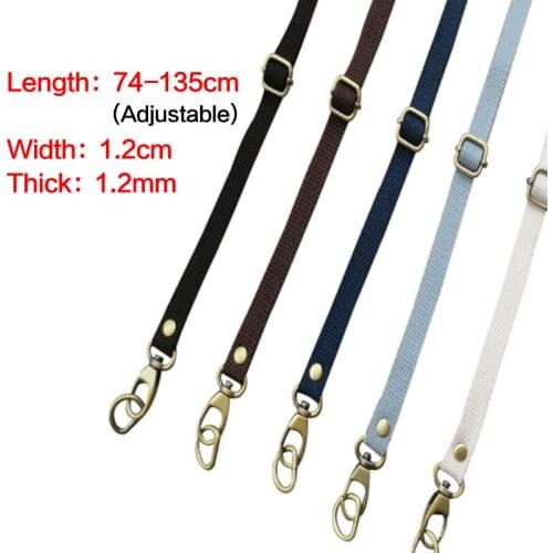 Adjustable Canvas Bag Strap Detachable Bag Handle Replacement Bags Strap Shoulder Strap Belts Strap Bag Accessories 74-135cm