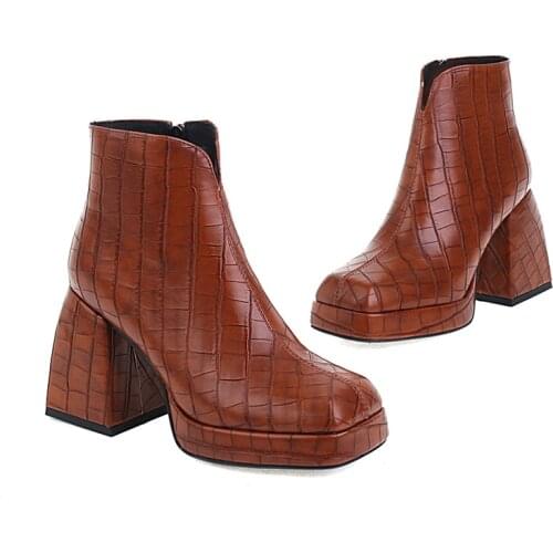 Scarpinsheels Women's Wedge Ankle Boots