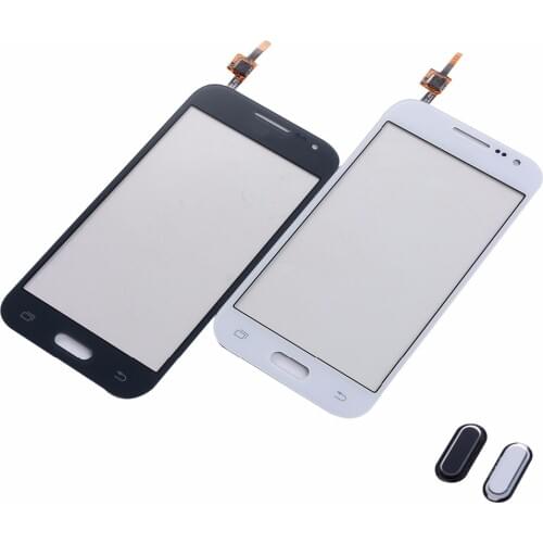 For Samsung Galaxy DUOS Core Prime G360F G360H G361F G361H Touch Screen Digitizer Front Glass Panel+Home Button Return Keypad