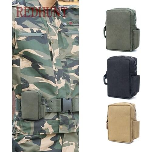 Tactical Portable Molle EDC Pouch Waterproof Outdoor Belt Waist Bag Military Camping Hiking Bags Hunting Accessories