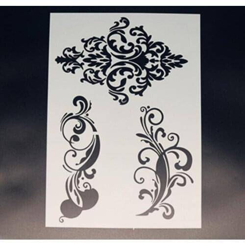 1pc Stencils Bullet Journal Drawing Crafts Painting Templates Emboss Diy Scrapbooking Decorative Office School Supplies Reusable