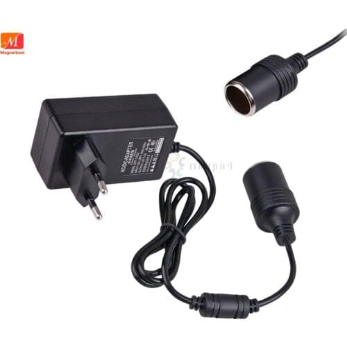 High Quality AC 110-240 to 12 Volt 12V 2A Car Charger 24W Car Cigarette Lighter Socket Power Adapter EU US plug available