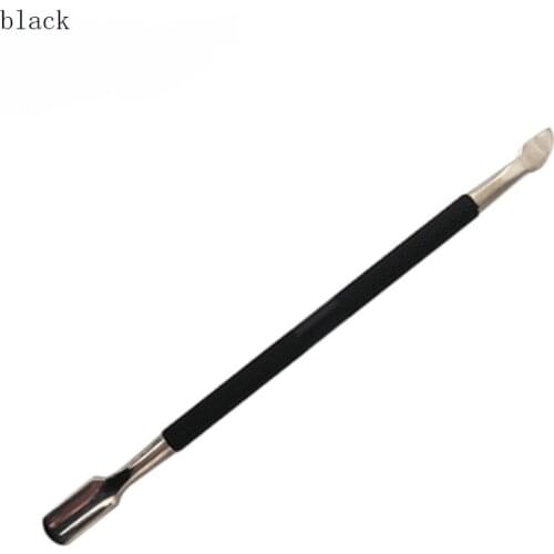 1PC Leather Glue Tool Double Head Stick Coated with Glue Stick Stainless Steel Leather Carving Edge Glue Repair Stick Leather