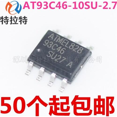 10pcs/lot New AT93C46 AT93C46-10SU-2.7 SOP8