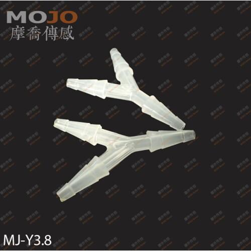 2020 (1000pcs/Lots) MJ-Y3.8 PP hose joint Three way connectors 3.8mm Y type pipe fitting