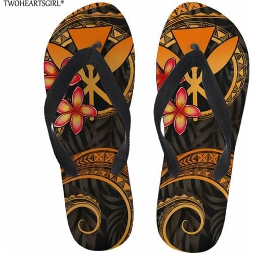 2021 Beach Flip-flops Non-Slip Soft Fashion Kanaka Maoli Slippers Summer Flat Outdoor casual soft comfortable Anti-skid Slides