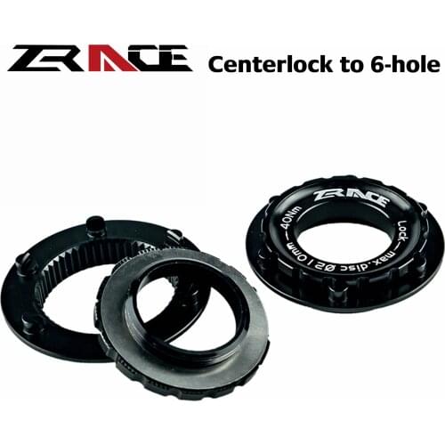 ZRACE Centerlock to 6-hole Adapter, Center Lock conversion 6 hole Brake Disc, Center Lock for 6 Bolt, SM-RTAD05 / SM-RTAD10