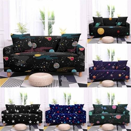 Planet Sofa Cover Stretch Protective Cover Soft Sofa Sofa Slipcovers Sofa Slip Home Indoor Furniture Decoration Sofa Covers