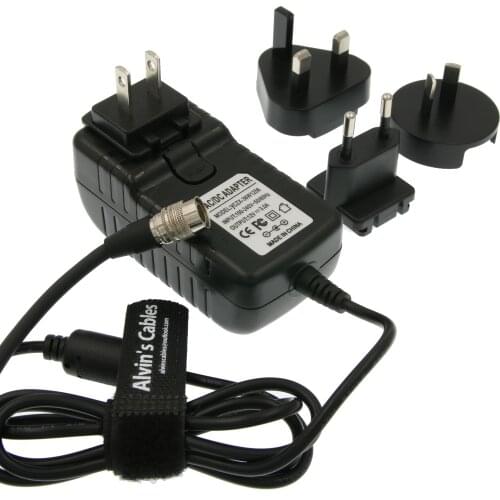 Alvins Cables Sound Devices Universal AC Power Adapter for Sound Devices ZAXCOM Sony with US UK EU AU Plugs