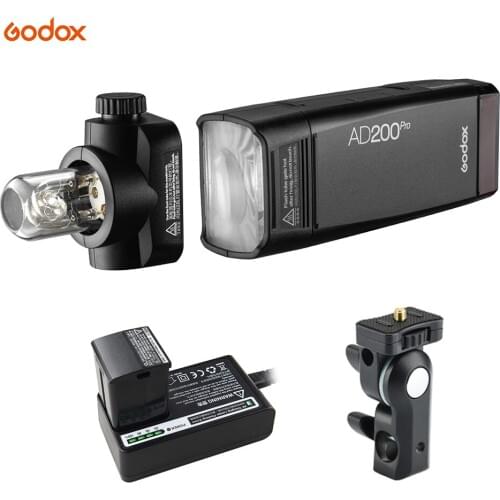 Godox AD200Pro Pocket Flash Wireless TTL Flash GN52 GN60 1/8000s HSS 2.4G Wireless X System for Nikon Sony Olympus Canon EOS