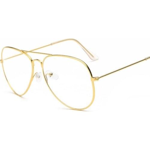 Fashion Women Titanium Glasses Frames Men Brand Titanium Eyeglasses Gold Shield Frame With Glasses