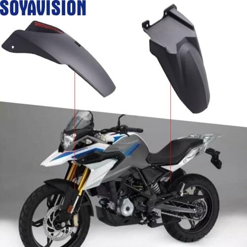 Motorcycle accessories front and rear fenders flaps Mudguard Wheel fenders Splash Guard Cover For BMW G310GS 2017-2018