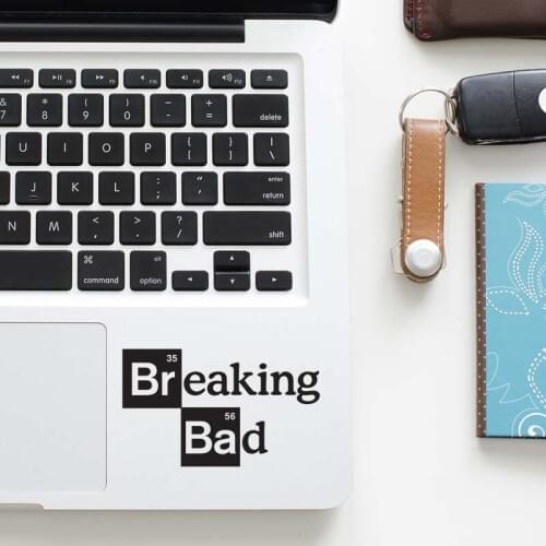 Bad Breaking Logo Laptop Decal Trackpad Sticker for Apple Macbook Pro Air Retina 11 12 13 15 inch Mac Book Touchpad Skin Sticker