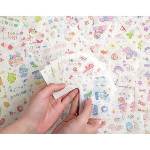50sheets/set Sticker Set Diy Cute Stickers Ins Style Scrapbooking School Suppliers Stationery Art Supplies