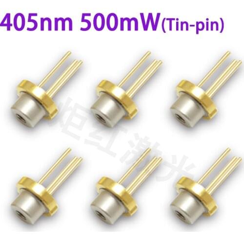 Nichia NDV4642 TO18-3.8mm Blue-violet UV 405nm 500mW 0.5W Tin-pin (Single Mode)
