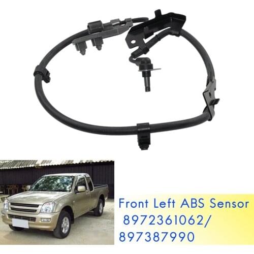 New Front Left ABS Speed Sensor Anti Skid Sensor FL for Isuzu D-Max / Rodeo TFS77/TFS86/TFS85 2003+ 8972361062 897387990