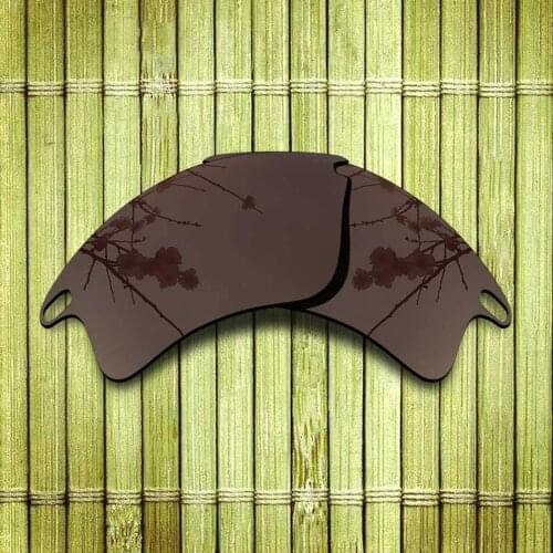 Polarized Replacement Lense For-Oakley Fast Jacket XL Sunglasses Frame True Color Mirrored Coating - Brown Options