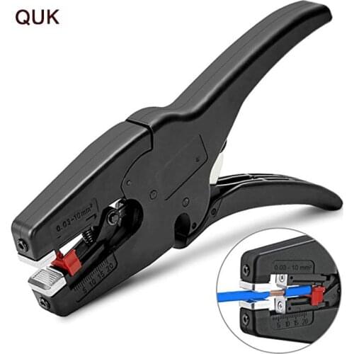 QUK Pliers Wire Stripper Cutter Multi-purpose Universal Insulation Wire Stripping Tool Electrician Stripping Cutter Hand Tool