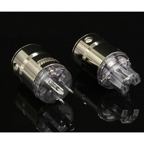 Hi-end 6N phosphor bronze pure copper rhodium plating US power plug & IEC plug