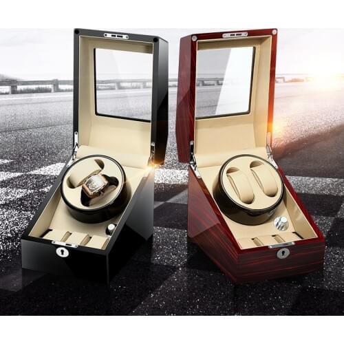 Watch Winder for Automatic Clock Luxury Carbon Fiber Watches Box Jewelry Display Storage Case Top Organizer Watches Accessories