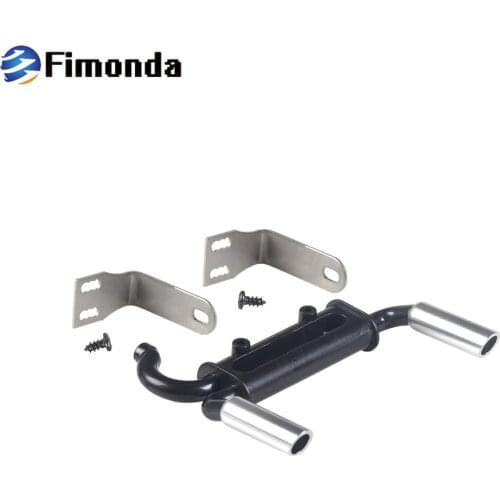 1:10 Rock Crawler Traxxas TRX4 Axial SCX10 90046 RC4WD D90 Decoration Simulation Parts RC Car Metal EXhause Exhaust Pipe Tailpip