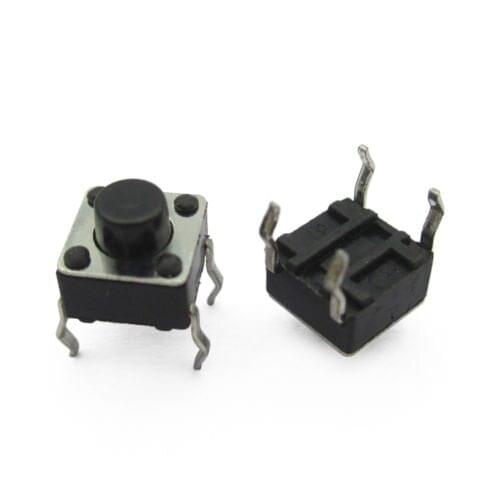100PCS 6x6x6 mm Miniature Micro Momentary Tactile Tact Touch Push Button Switch