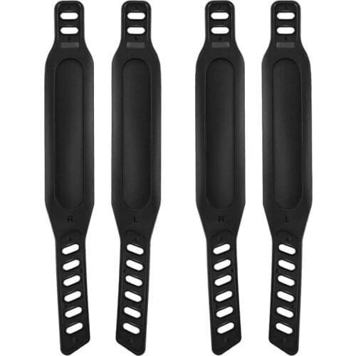 2 Pairs Bike Pedal Straps Adjustable Length Universal Pedal Straps for Spinning Exercise Cycle Home or Gym