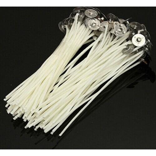 30pcs/bag white wicks per pack, high quality cotton wicks, smokeless wicks, damping candle accessories