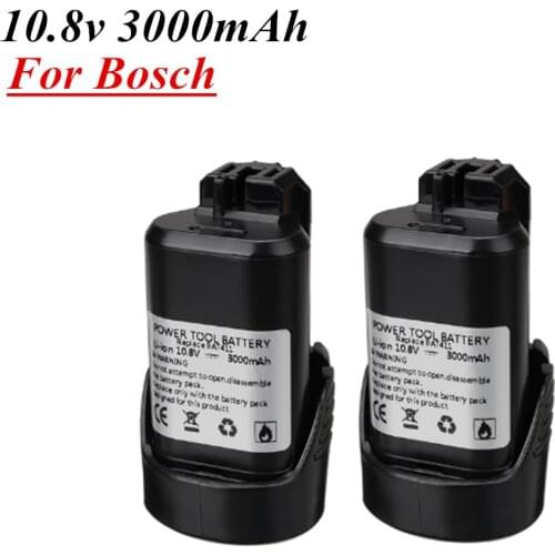 BAT411 Power Tools Battery For Bosch 10.8V 3000mAh Li-ion Drill 2 607 336 013, 2 607 336 014 2 607 336 333 12V 3.0Ah