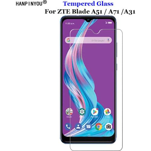 For ZTE Blade A51 / A71 Clear Tempered Glass 9H 2.5D Premium Screen Protector Protection Film