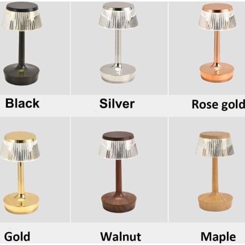 Crystal table lamp bedside bedroom led night light touch charging atmosphere lamp mushroom light