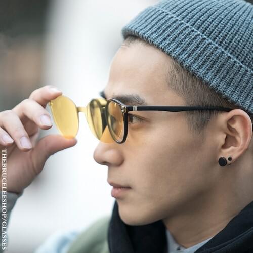 Fashional Lightweight Myopia Prescription Glasses Frame Men Women Eyeglasses with Polarized Clip on Sunglasses oculos de grau