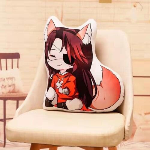 Wang Yibo Pillow Cartoon Humanoid Doll Shaped Lumbar Cushion Star Surroundings Souvenir Throw Pillows Decorations for Home