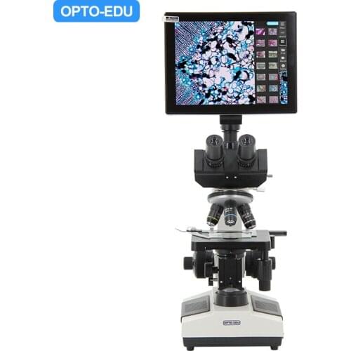 OPTO-EDU A33.1019 Microscopio digital trinocular profesional Lcd microscope