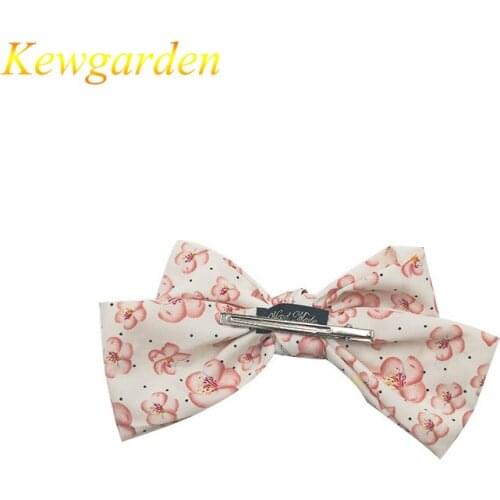 Kewgarden Childrens new floral solid color hair ornaments cute girls hairpin 4pcs