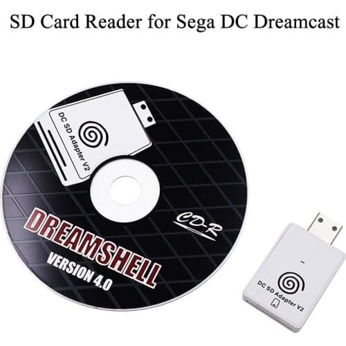 SD Card Reader for Sega DC Dreamcast Game Player TF Card Adapter with CD DreamShell Boot Loader Game Console Accessories