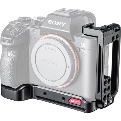 UURig R065 L Plate Bracket for Sony A7R3 A7M3 With Cold Shoe Vertical Shooting Mount for Microphone LED Light Vlog Plate