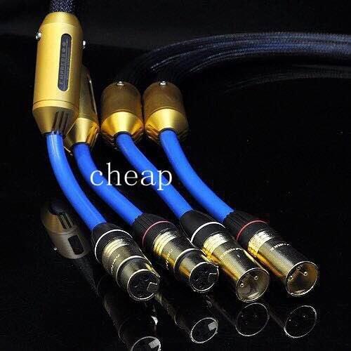 Free Shipping- High-End pure silver Balanced Interconnect XLR-XLR Audio cable