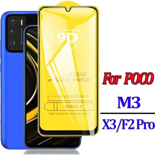Full Cover Tempered Glass For Xiaomi Poco X3 NFC Screen Protector For Xiaomi Poco X3 NFC Glass For Xiaomi Poco X3 Glass