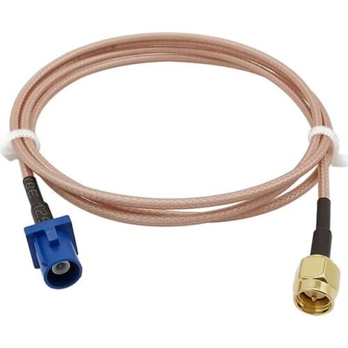 1Pcs Cable RG316 Fakra C Male Plug to SMA Male Plug Adapter Connector Active GPS Antenna Extension Pigtail Cables