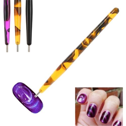 1pcs Nail Polish UV Cat Eye Effect Gel Magic 3D Magnet Stick Magnetic Pen Nail Art Dotting DIY Painting Manicure Salon Tool Hot