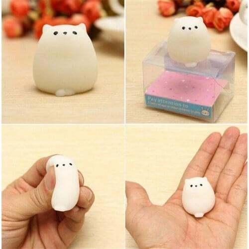 1pcs Mochi Squeeze Toy 4cm Kawaii Mini Seal Soft Press Squishy Slow Rising Squeeze Stretchy Small Pendant Bread Cake Kids Gifts