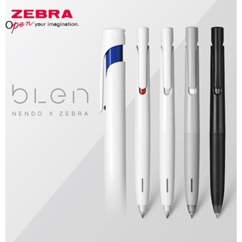 1pcs ZEBRA Blen Low Center Of Gravity Ballpoint Pen BAS88 Smooth Quick-Drying Waterproof Ballpoint Pen 0.5 / 0.7mm