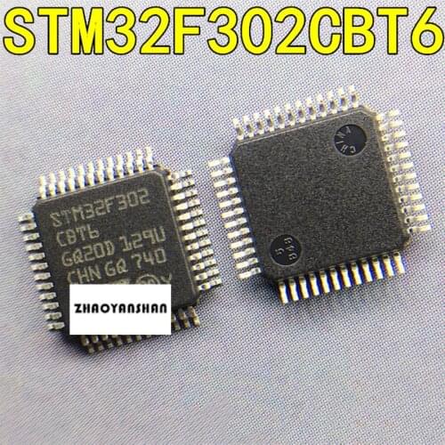 100pcs X STM32F302CBT6 STM32F302 LQFP48 Free Shipping