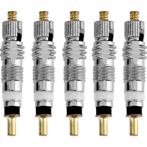 2/5/10PCS Presta Valve Brass Core Tool Silver Detachable Valve Core Replacement Tubes Repair Tire Service Parts Tool Accessory